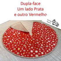 Saia Glitter P/base Árvore De Natal Enfeite Decoração 90cm