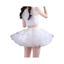 Saia Gótica Lolita Estilo Disco Voador Com Volume Máximo, Crinolina Invisível Sem Arame E Sem