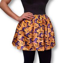 Saia Halloween Adulta Estampada para Fantasias