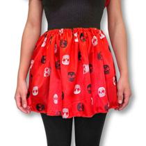 Saia Halloween Adulta Estampada para Fantasias Saia Halloween Adulta Estampada para Fantasias