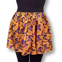 Saia Halloween Infantil Estampada para Fantasias