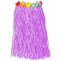 Saia Havaiana Hula Hula Lilás - 60cm