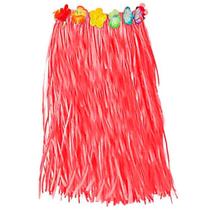 Saia Havaiana Hula Hula Vermelha - 60cm