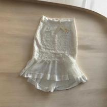 Saia importada renda + tule luxo Saia importada renda + tule luxo