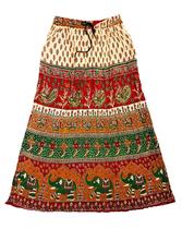 Saia Indiana Longa Todos Os Tamanhos Varias Cores Confira