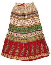 Saia Indiana Maia Longa Estampada P M G e GG Várias Cores