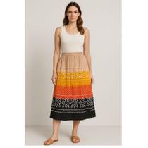 Saia Indiana Midi Tie-Dye Floral