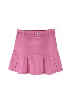 Saia Infantil em Sarja com Elastano Aplique Strass Barbie - Infanti