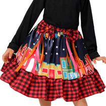 Saia Infantil Festa Junina Xadrez Vermelha Sertãozinho Roupa pra Menina Quermesse Escola Quadrilha Saia Infantil Festa Junina Xadrez Vermelha Sertãozinho Roupa pra Menina Quermesse Escola Quadrilha