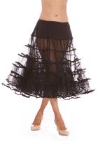 Saia íntima midi leve Malco Modes de tule para mulher Saia íntima midi leve Malco Modes de tule para mulher