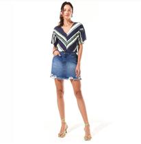 Saia jeans Basic hot Tam 36