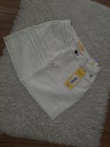 Saia jeans branca
