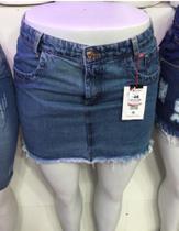 saia jeans cargo com elastano