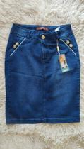 Saia jeans chique Saia jeans chique