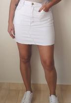 Saia Jeans com elastano Saia Jeans com elastano