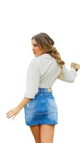 Saia Jeans Destroyed Biotipo - 27912