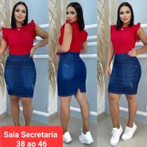 Saia Jeans Evangélica Lycra