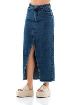 Saia Jeans Feminina Arauto Maxi Longa Lopez