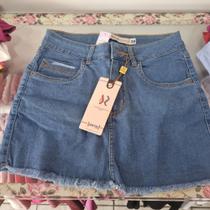 Saia jeans feminina