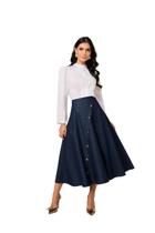 Saia Jeans Godê Titanium 27785