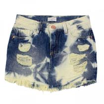 Saia Jeans Infantil Feminina Acostamento Kids 68827054 Saia Jeans Infantil Feminina Acostamento Kids 68827054