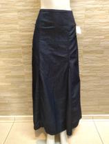 Saia jeans longa