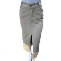 Saia Jeans Longa Feminina Com fenda Saia Jeans Longa Feminina Com fenda