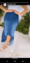 Saia Jeans Longa
