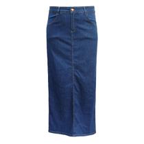 Saia Jeans Longa Ref 91 Moda Evangélica Plus Size