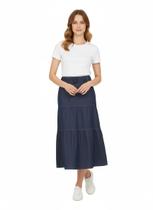 Saia Jeans Longa Três Marias