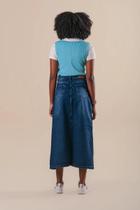 Saia jeans midi bivik
