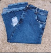 Saía Jeans Midi Saía Jeans Midi