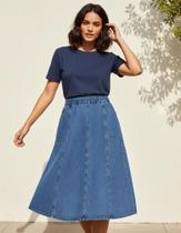Saia Jeans Sawary Midi 281998 Saia Jeans Sawary Midi 281998