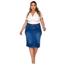 Saia Jeans Shyros Destroyed Plus Size