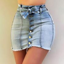 Saia jeans tamanho único P ao GG