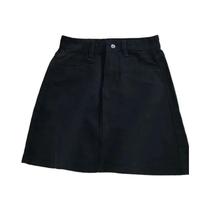 Saia Jeans Vintage De Cintura Alta plus Size Para Mulheres, Casual, Modelo A, Curta Com Franjas,