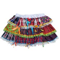 Saia Junina Babado Adulto