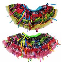 Saia Junina Caipira Infantil Luxo Saia Junina Caipira Infantil Luxo