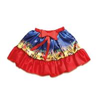 Saia Junina Infantil Com Laço Vermelho Roupa Caipira Menina Saia Junina Infantil Com Laço Vermelho Roupa Caipira Menina