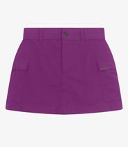 Saia Juvenil Feminina Sarja Twill Minty Roxo Saia Juvenil Feminina Sarja Twill Minty Roxo