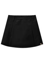 Saia Juvenil Menina Preto Vic Vicky