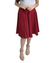 Saia Laço Godê Duplo Infantil Marsala Saia Laço Godê Duplo Infantil Marsala