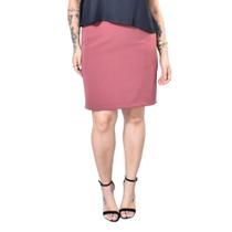 Saia Lápis Cintura Alta Tecido Petra Plus Size 42 Ao 52