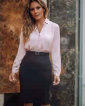 Saia lapis social com cinto -tamanho m Saia lapis social com cinto -tamanho m