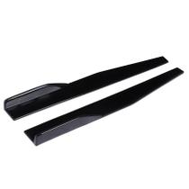 Saia Lateral Universal Spoiler Regulável Preto Metálico VW M