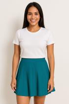 Saia Lisa de inverno com Babado Saia Lisa de inverno com Babado