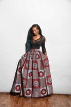 Saia longa Africana roupa africana Mulher - CatumbelaBR