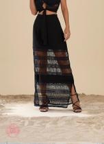 Saia longa black lines