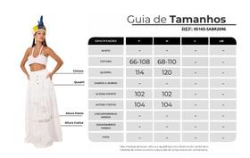 Saia Longa Broderie Branco Yacamim G6