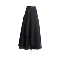 Saia Longa De Chiffon Para Mulheres, Ajustável Com Fivela, Vestido Tutu Para Dança, Saia De
